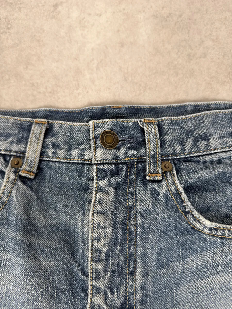 SS2017 Saint Laurent Blue Denim Jeans tlhoRRx 9