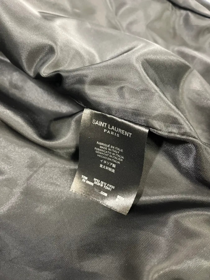 SS2017 Saint Laurent Ink Grey & Black Tie-Dye Bomber Jacket GZrUdrG 7