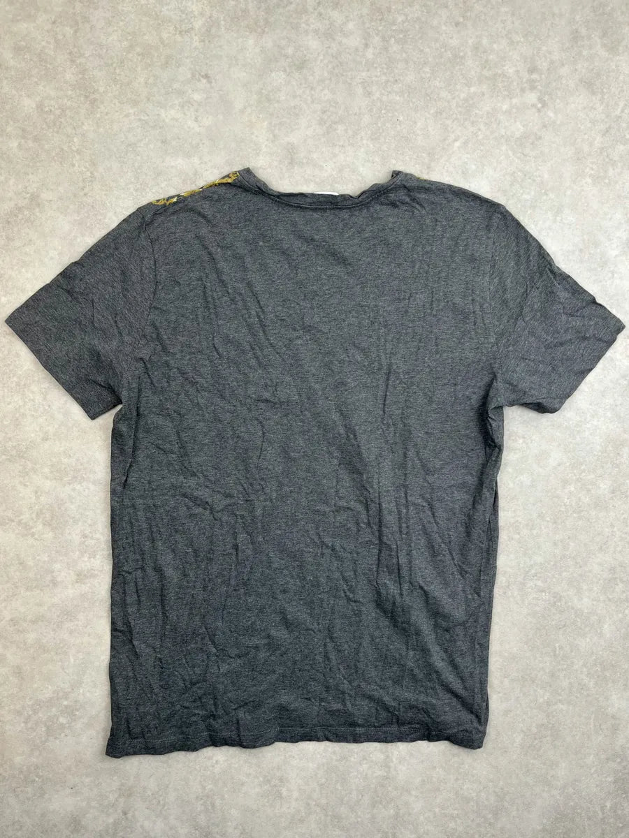 SS2017 Versace Grey Gold Star T-Shirt CvRkZtM 3
