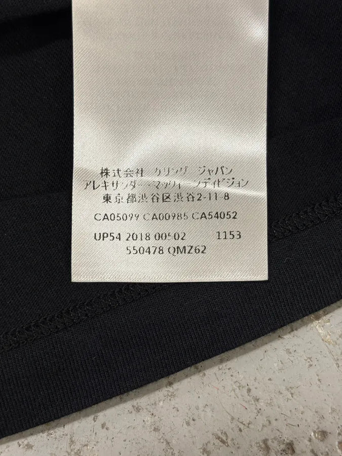 SS2018 Alexander McQueen Black Skeleton Family T-Shirt CjWXNTI 10