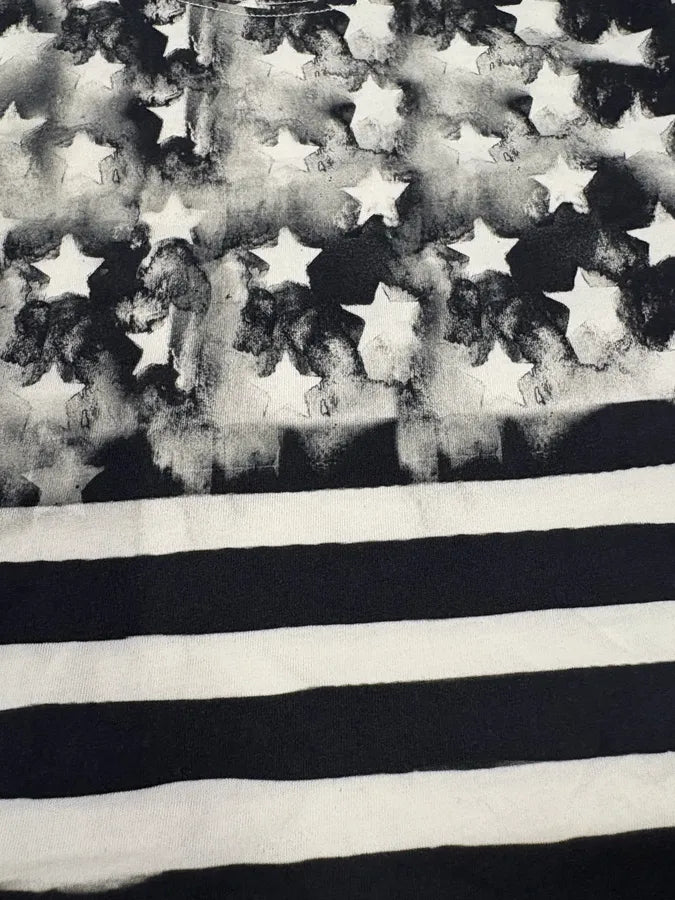 SS2018 Balmain Flag Star Black & White Tee-Shirt (M) fDYuKeX 5