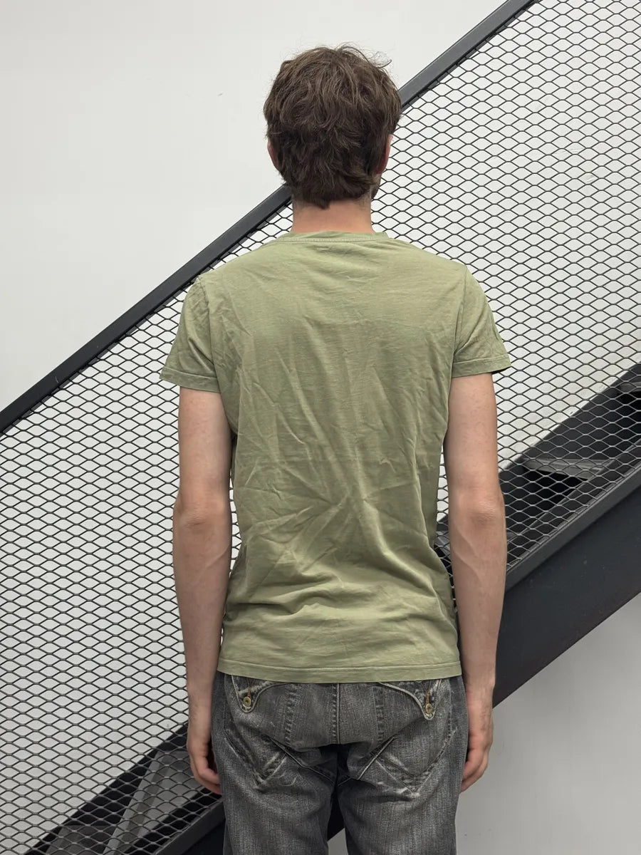 SS2018 Balmain Logo Green T-Shirt vRDrKSu 4