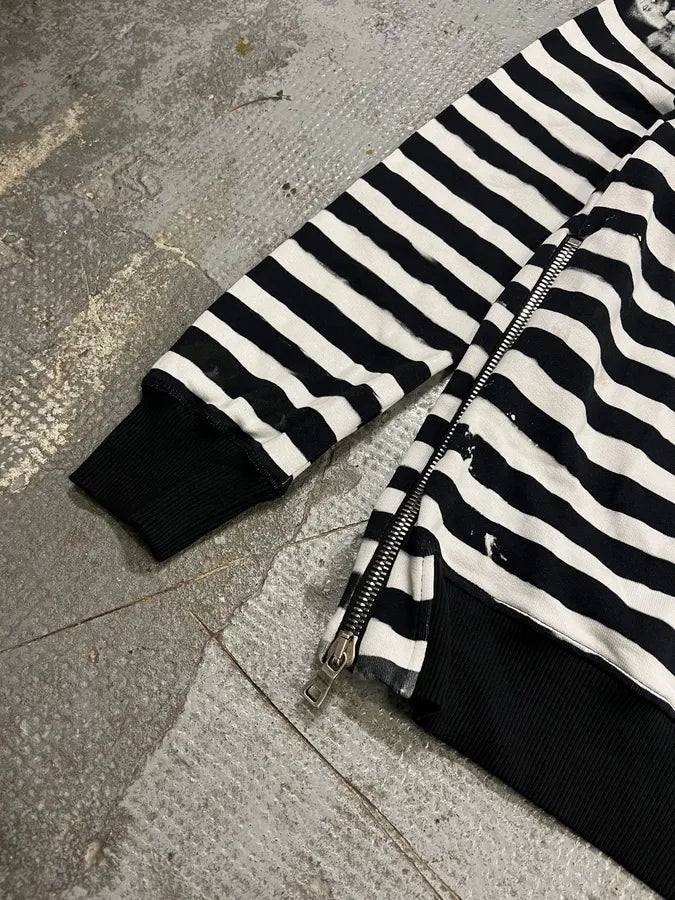 SS2018 Balmain USA Flag Black & White Sweater mzkAmBT 5