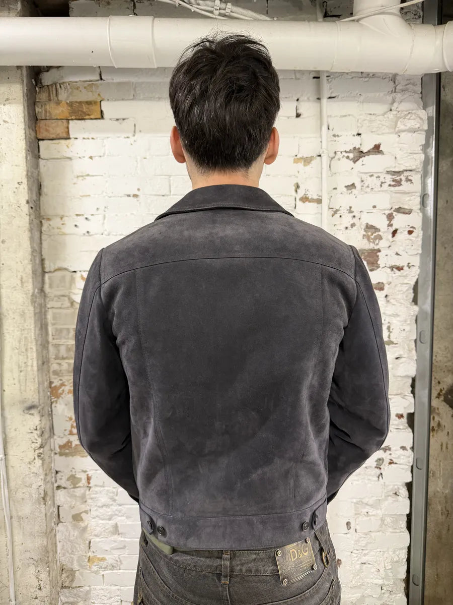 SS2018 Berluti Grey Gradient Leather Trucker Jacket by Haider Ackermann DDPCqsP 4