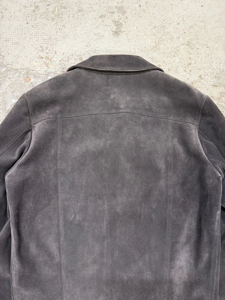 SS2018 Berluti Grey Gradient Leather Trucker Jacket by Haider Ackermann DDPCqsP 8