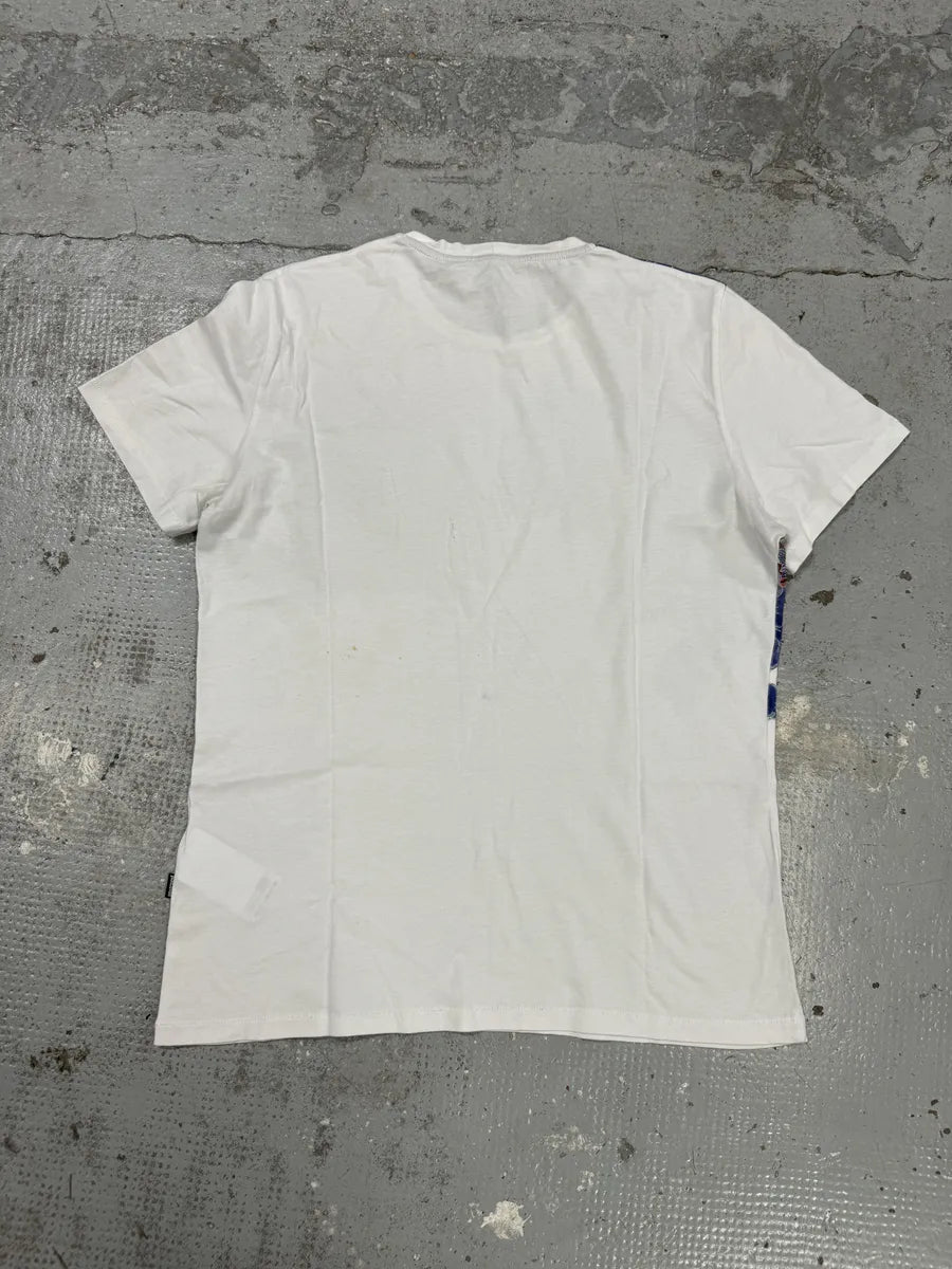 SS2018 Cavalli Asian Monsters Battle White T-Shirt DBNfoFs 4