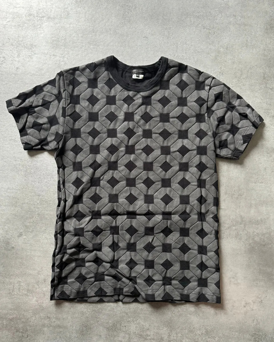 SS2018 Comme des Garçons Homme Plus Geometrical Leather Tee-Shirt xLoBeXX 0
