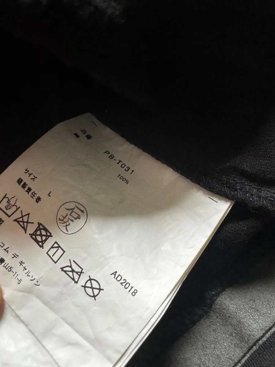 SS2018 Comme des Garçons Homme Plus Geometrical Leather Tee-Shirt xLoBeXX 5