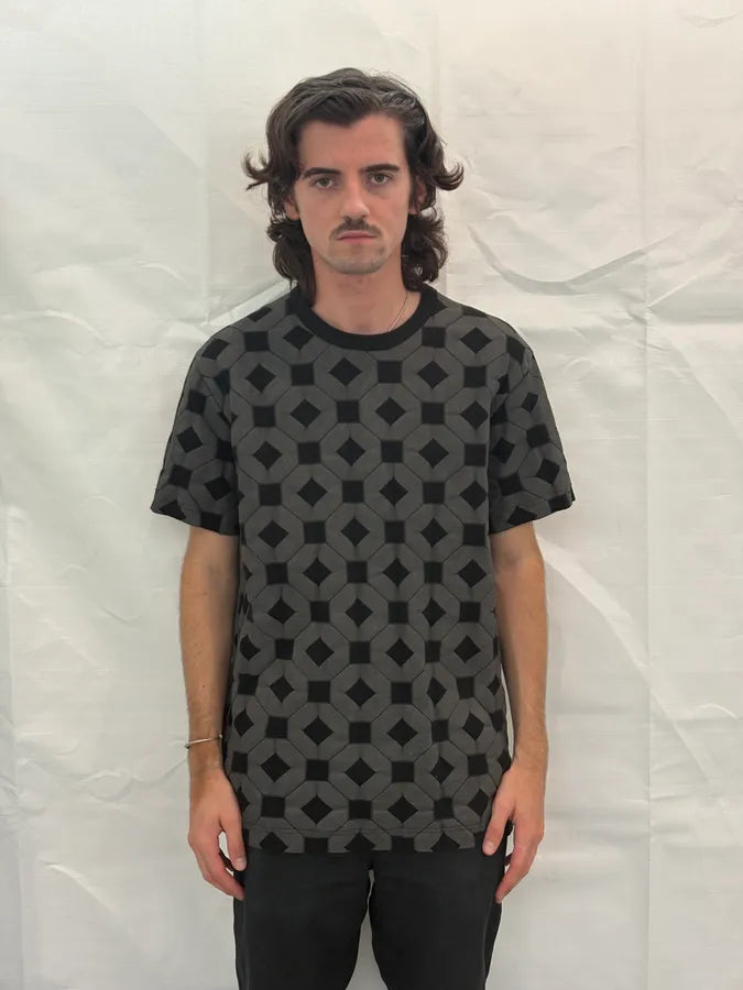 SS2018 Comme des Garçons Homme Plus Geometrical Leather Tee-Shirt xLoBeXX 1