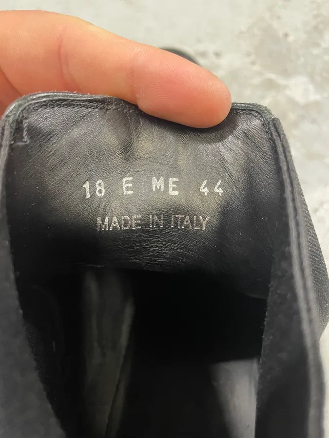SS2018 Dior Black Chelsea Leather Boots (44eu/us10) VrjQNKo 8