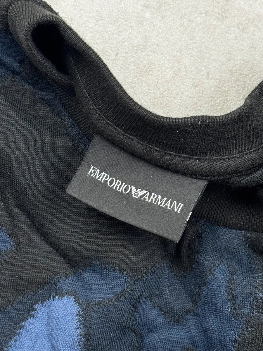 SS2018 Emporio Armani Navy Camo Sweater DRlxrAT 7