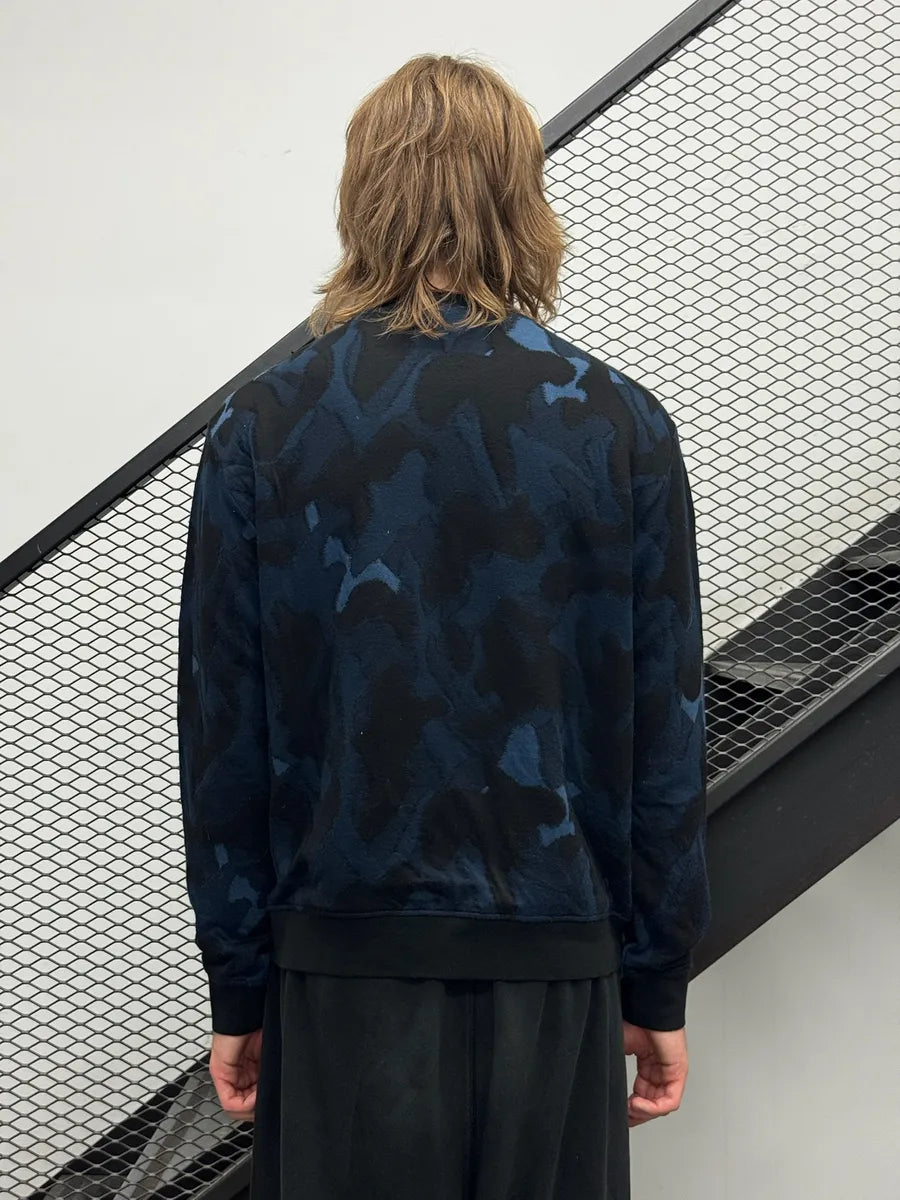 SS2018 Emporio Armani Navy Camo Sweater DRlxrAT 1