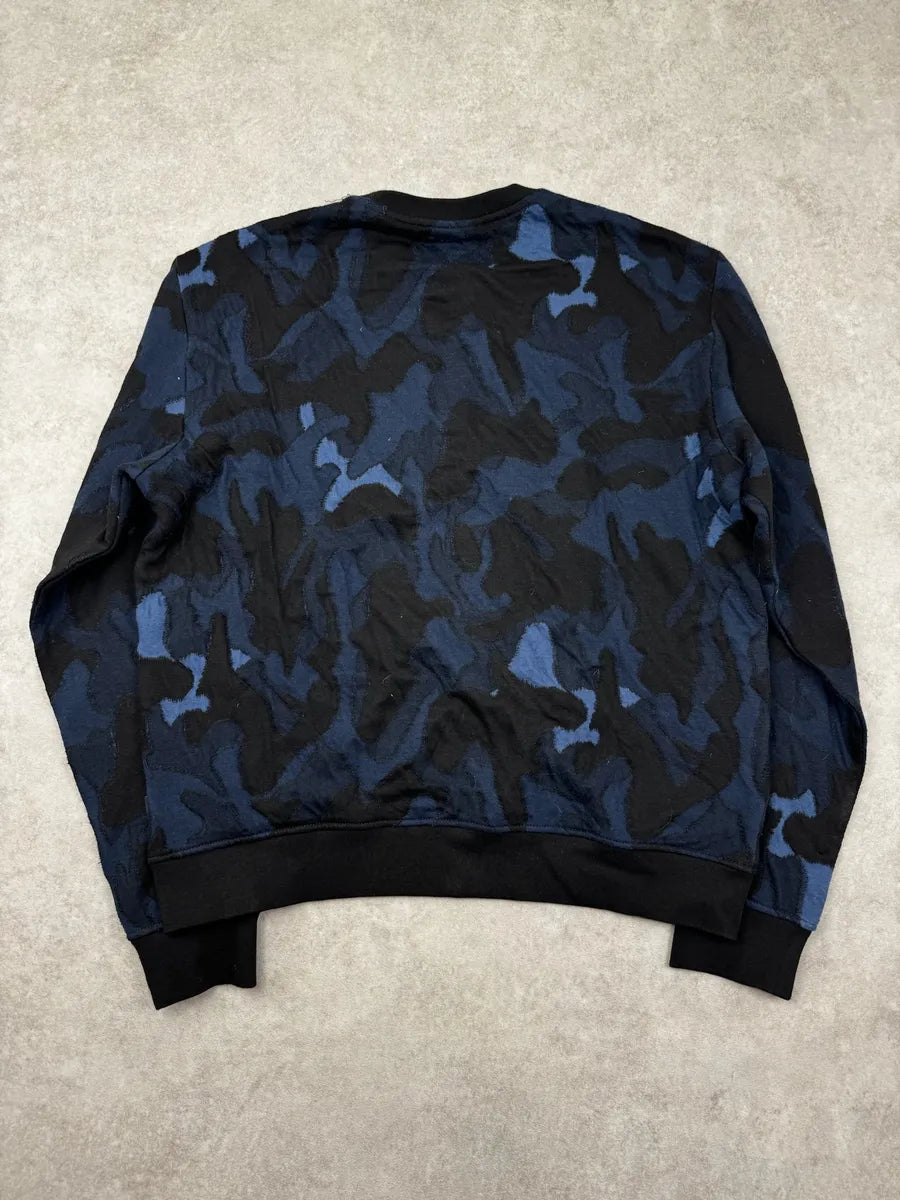SS2018 Emporio Armani Navy Camo Sweater DRlxrAT 4