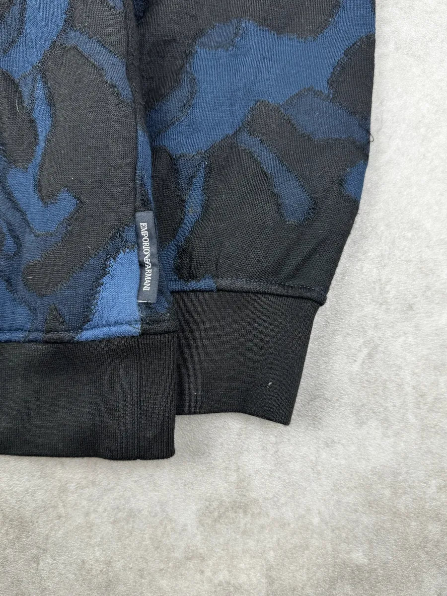 SS2018 Emporio Armani Navy Camo Sweater DRlxrAT 6