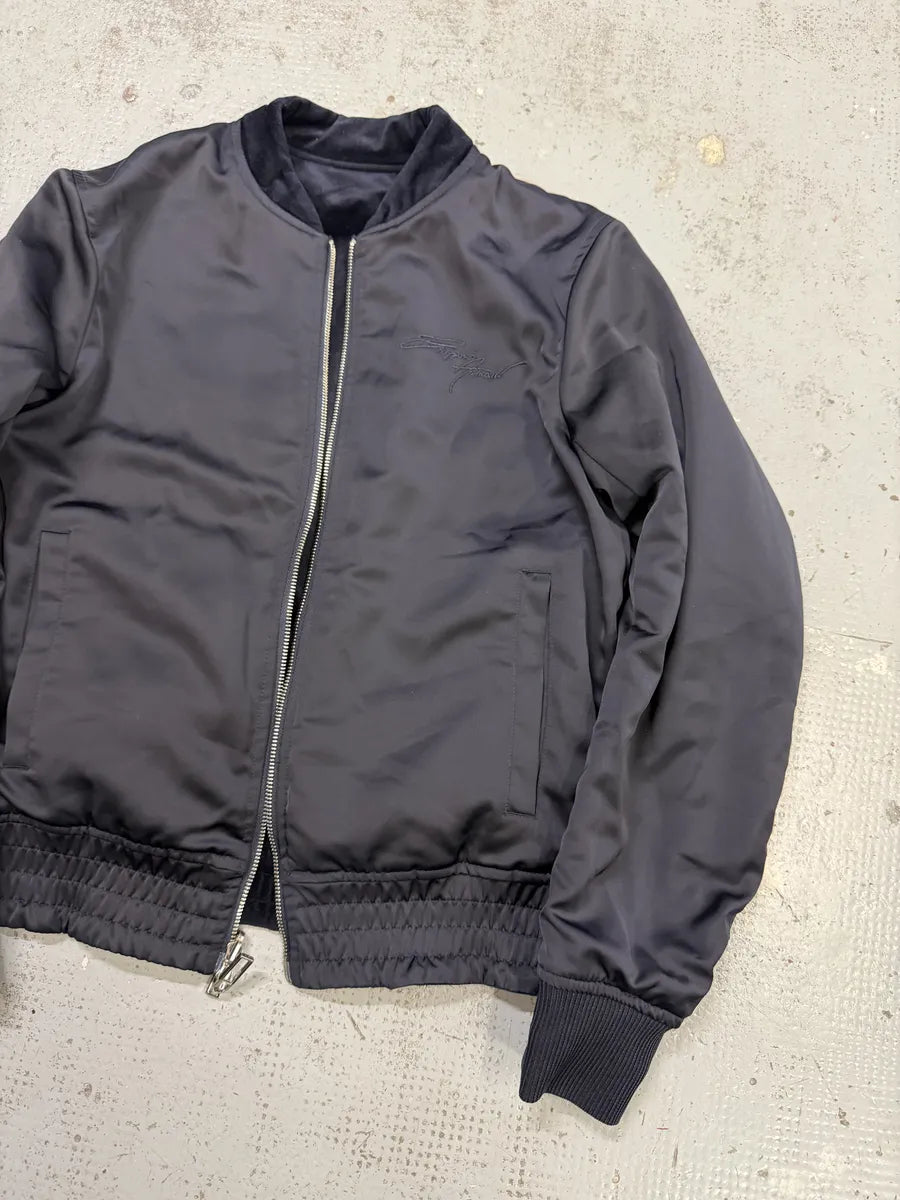 SS2018 Emporio Armani Navy Lights Reversible Bomber Jacket dBMiTYS 10
