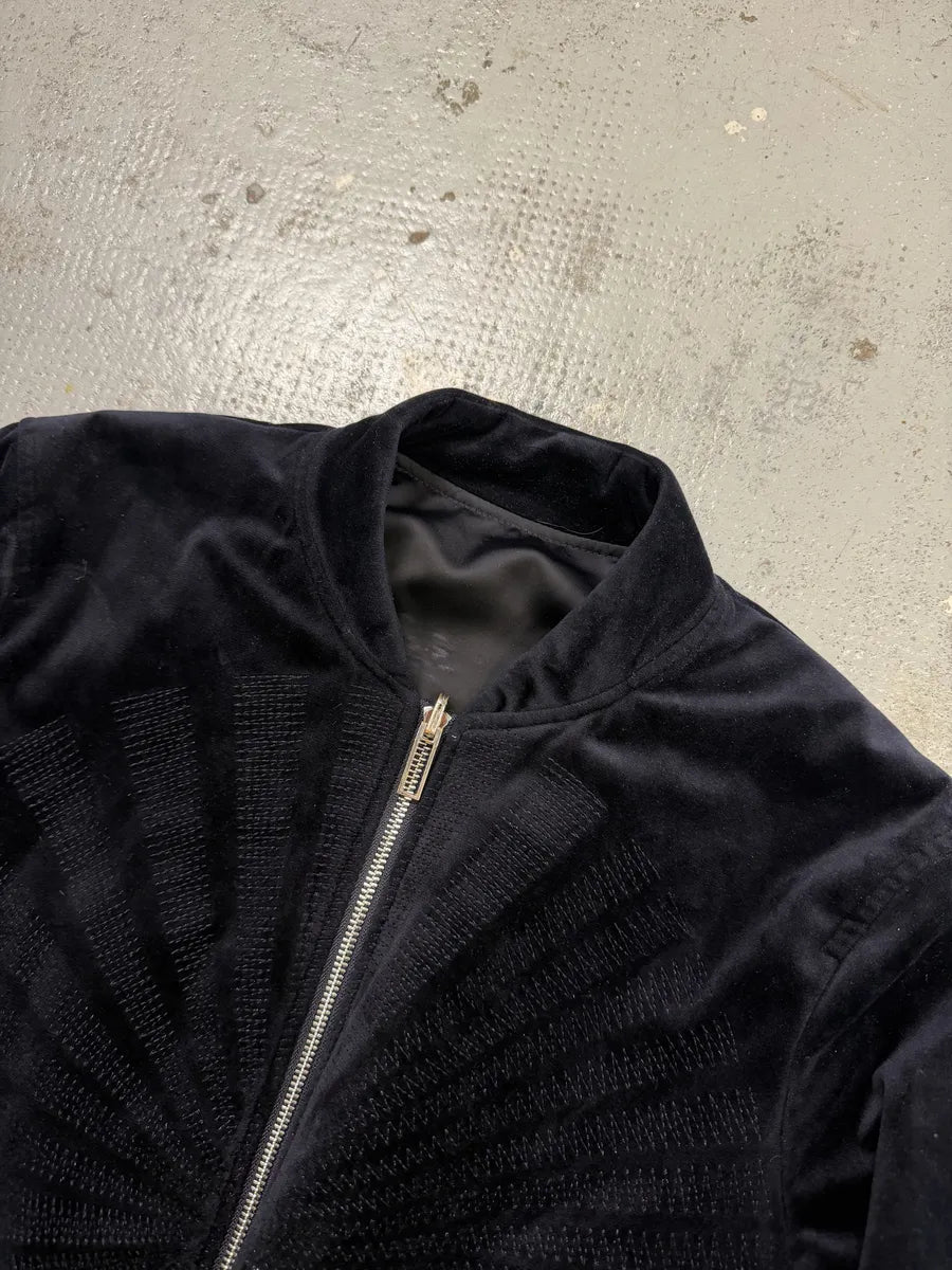 SS2018 Emporio Armani Navy Lights Reversible Bomber Jacket dBMiTYS 15