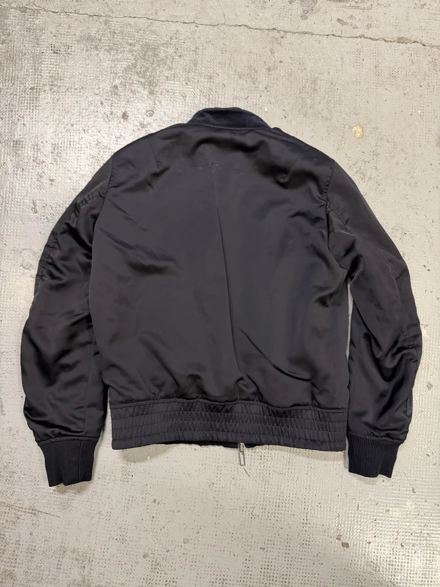 SS2018 Emporio Armani Navy Lights Reversible Bomber Jacket dBMiTYS 3