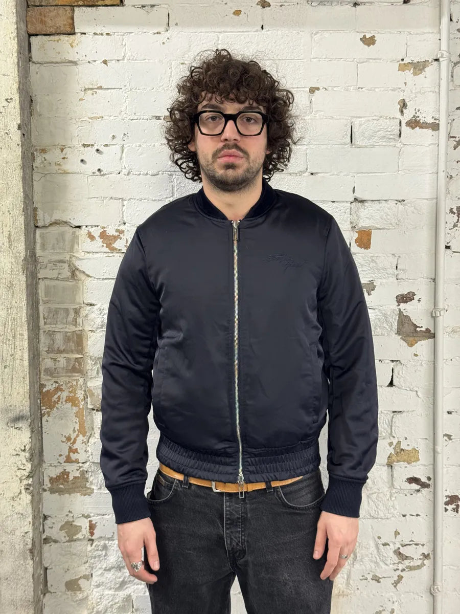 SS2018 Emporio Armani Navy Lights Reversible Bomber Jacket dBMiTYS 5