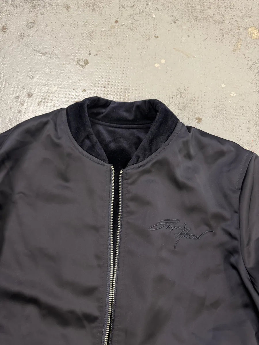 SS2018 Emporio Armani Navy Lights Reversible Bomber Jacket dBMiTYS 8