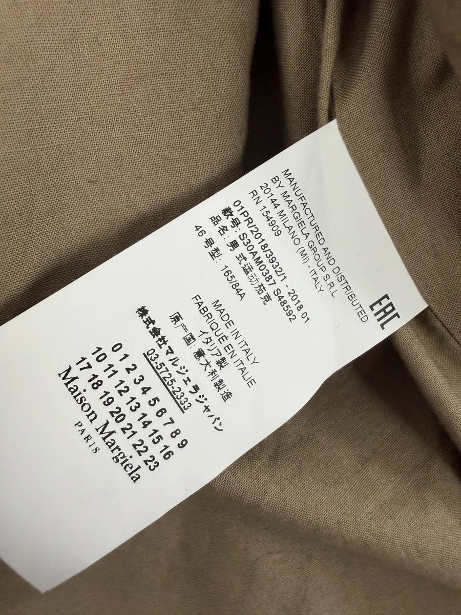 SS2018 Maison Margiela Beige Classy Jacket TYpIegI 7