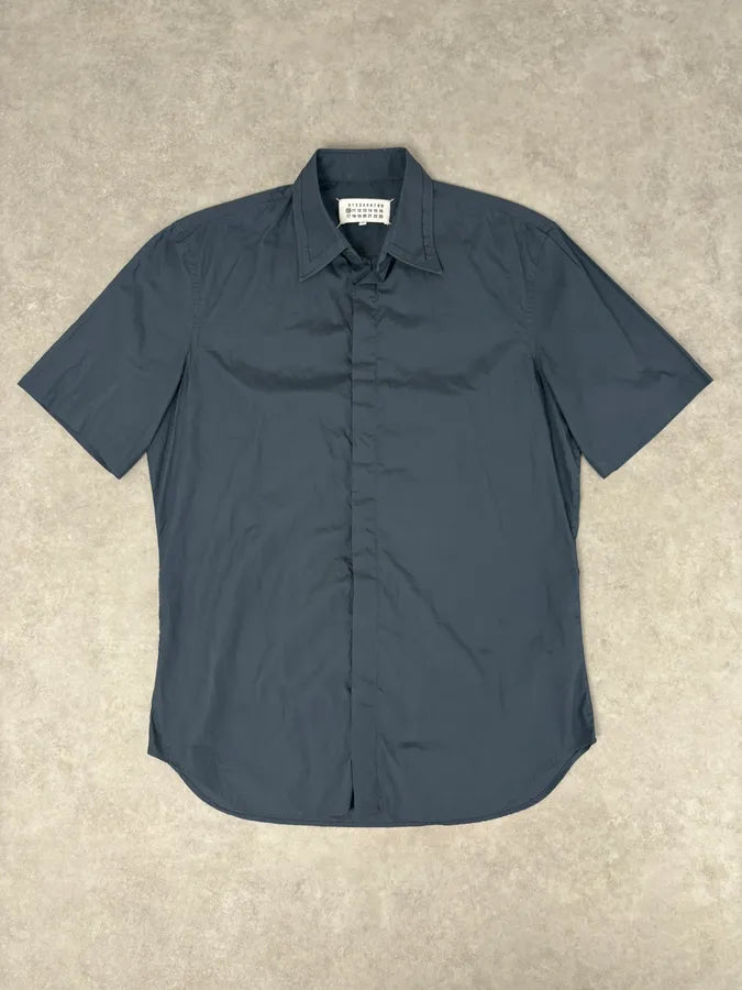 SS2018 Maison Margiela Dark Grey Signature Short Sleeves Shirt eMJgnkF 0