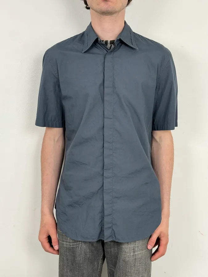 SS2018 Maison Margiela Dark Grey Signature Short Sleeves Shirt eMJgnkF 1