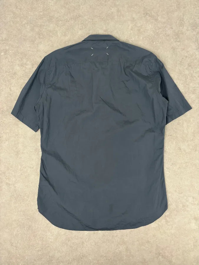 SS2018 Maison Margiela Dark Grey Signature Short Sleeves Shirt eMJgnkF 4