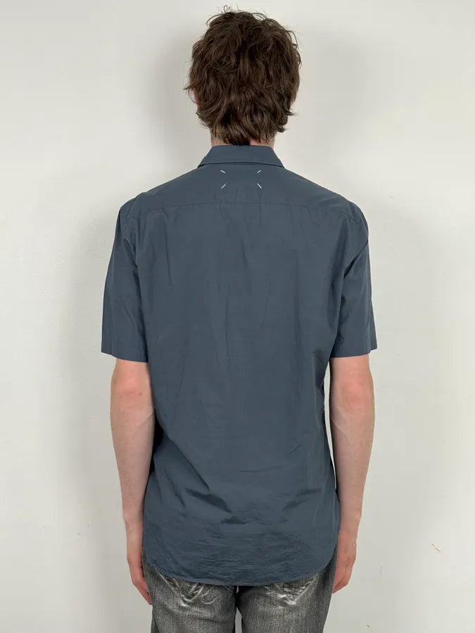 SS2018 Maison Margiela Dark Grey Signature Short Sleeves Shirt eMJgnkF 2