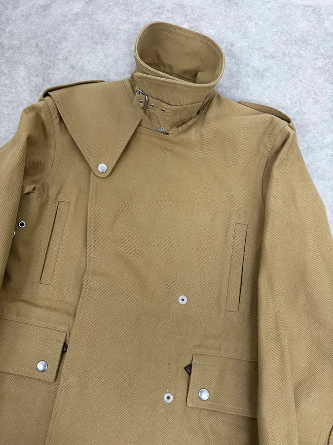 SS2018 Maison Margiela Camel Cargo Canva Trench Coat BqhFIEl 5