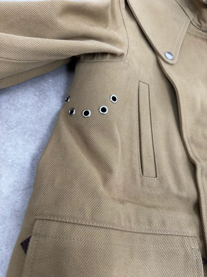 SS2018 Maison Margiela Camel Cargo Canva Trench Coat BqhFIEl 10