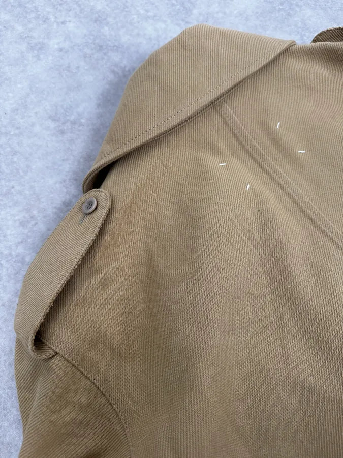 SS2018 Maison Margiela Camel Cargo Canva Trench Coat BqhFIEl 11