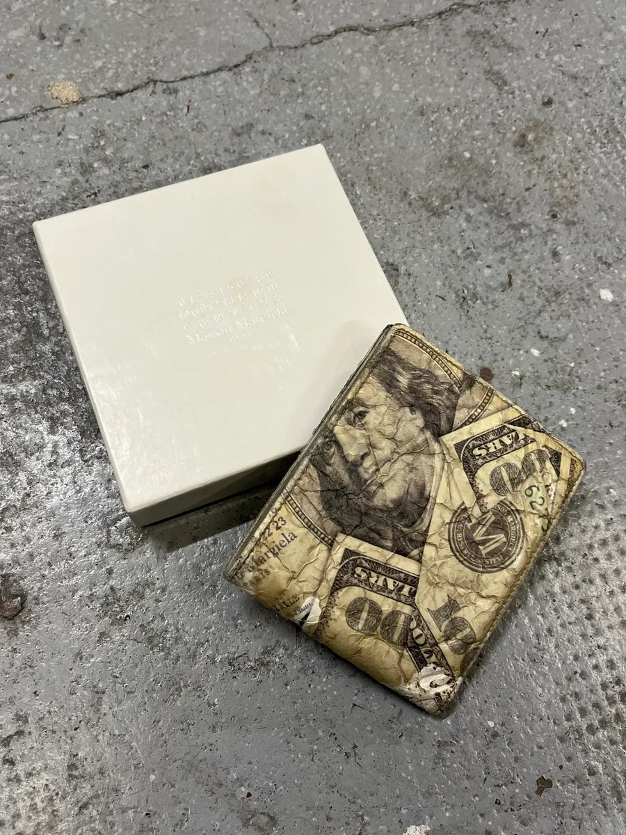SS2018 Maison Margiela Dollar Bills Leather Wallet iskFRAZ 0