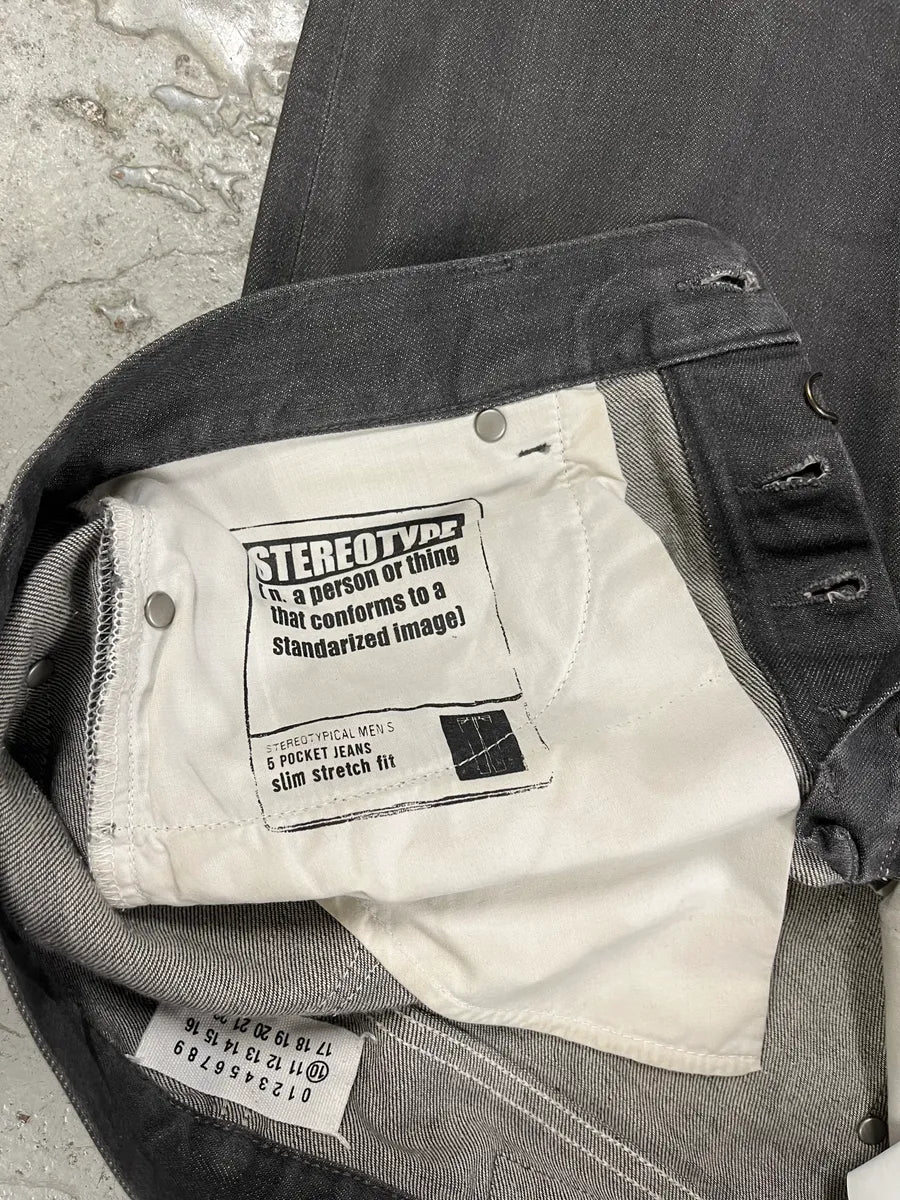 SS2018 Maison Margiela Grey Denim Jeans (M) JFpuFEs 10