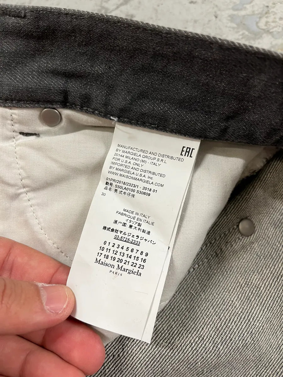 SS2018 Maison Margiela Grey Denim Jeans (M) JFpuFEs 9