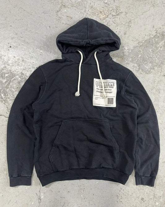 SS2018 Maison Margiela Stereotype Black Signature Hoodie (M) 0