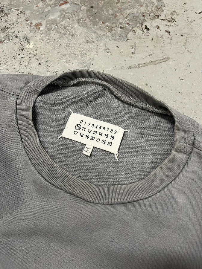 SS2018 Maison Margiela Stereotype Grey Sweater RevCvBY 7