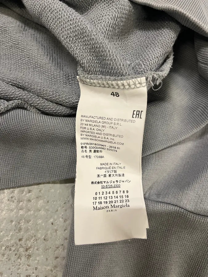 SS2018 Maison Margiela Stereotype Grey Sweater RevCvBY 8
