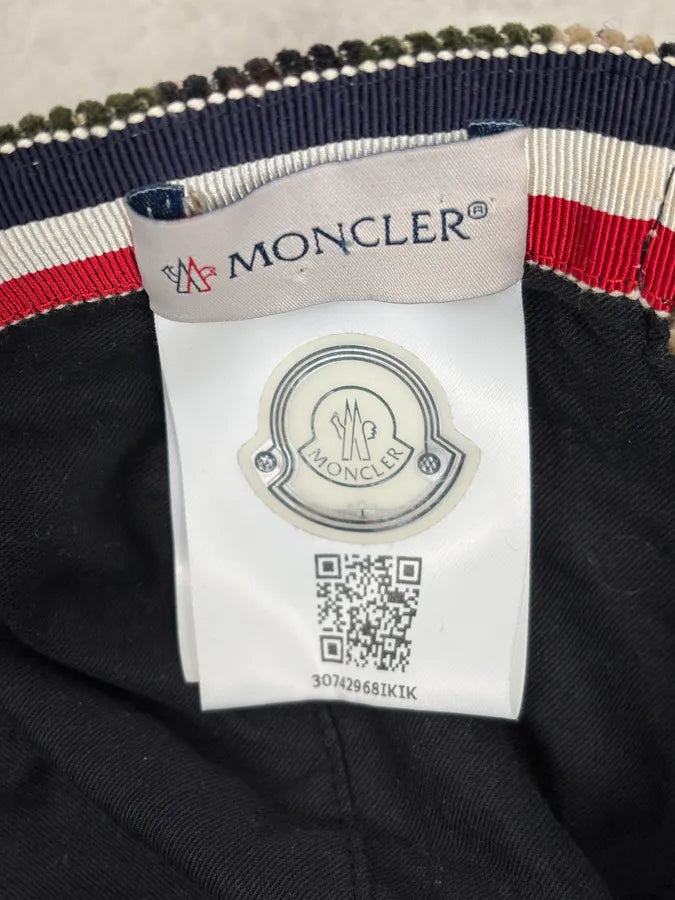 SS2018 Moncler Brown Corduroy Camouflage Baseball Cap pFIJhes 7