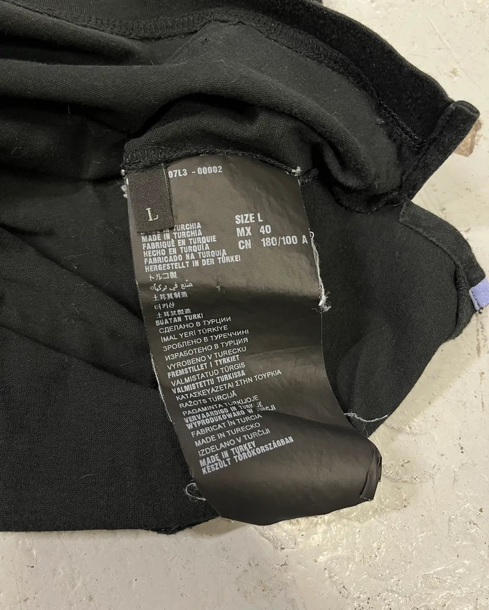 SS2018 Prada Blue Contrast Trim Black Polo IoEFAkO 9