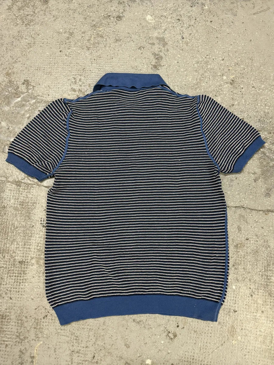 SS2018 Prada Blue Knitted Polo (XS) KfuPggh 1