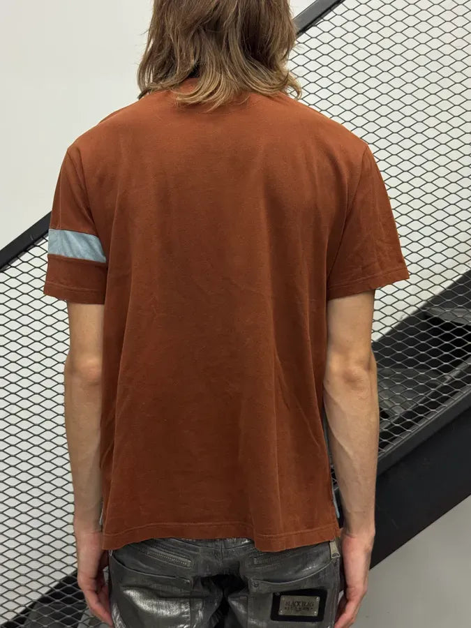 SS2018 Prada Brown & Blue Color Block Polo NAoRzzS 2