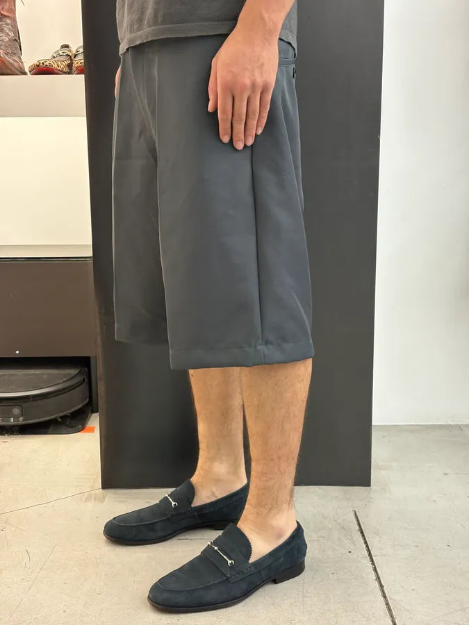 SS2018 Prada Grey Long Cozy Shorts QChBzIJ 2