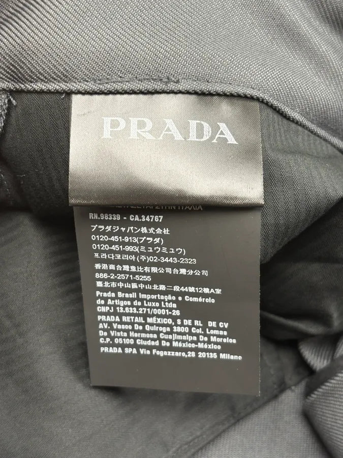 SS2018 Prada Grey Long Cozy Shorts QChBzIJ 10