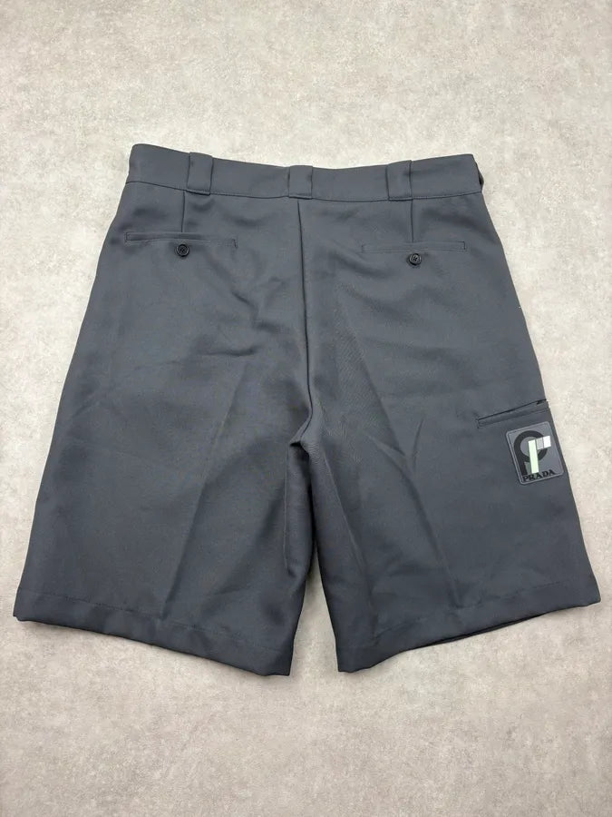 SS2018 Prada Grey Long Cozy Shorts QChBzIJ 6