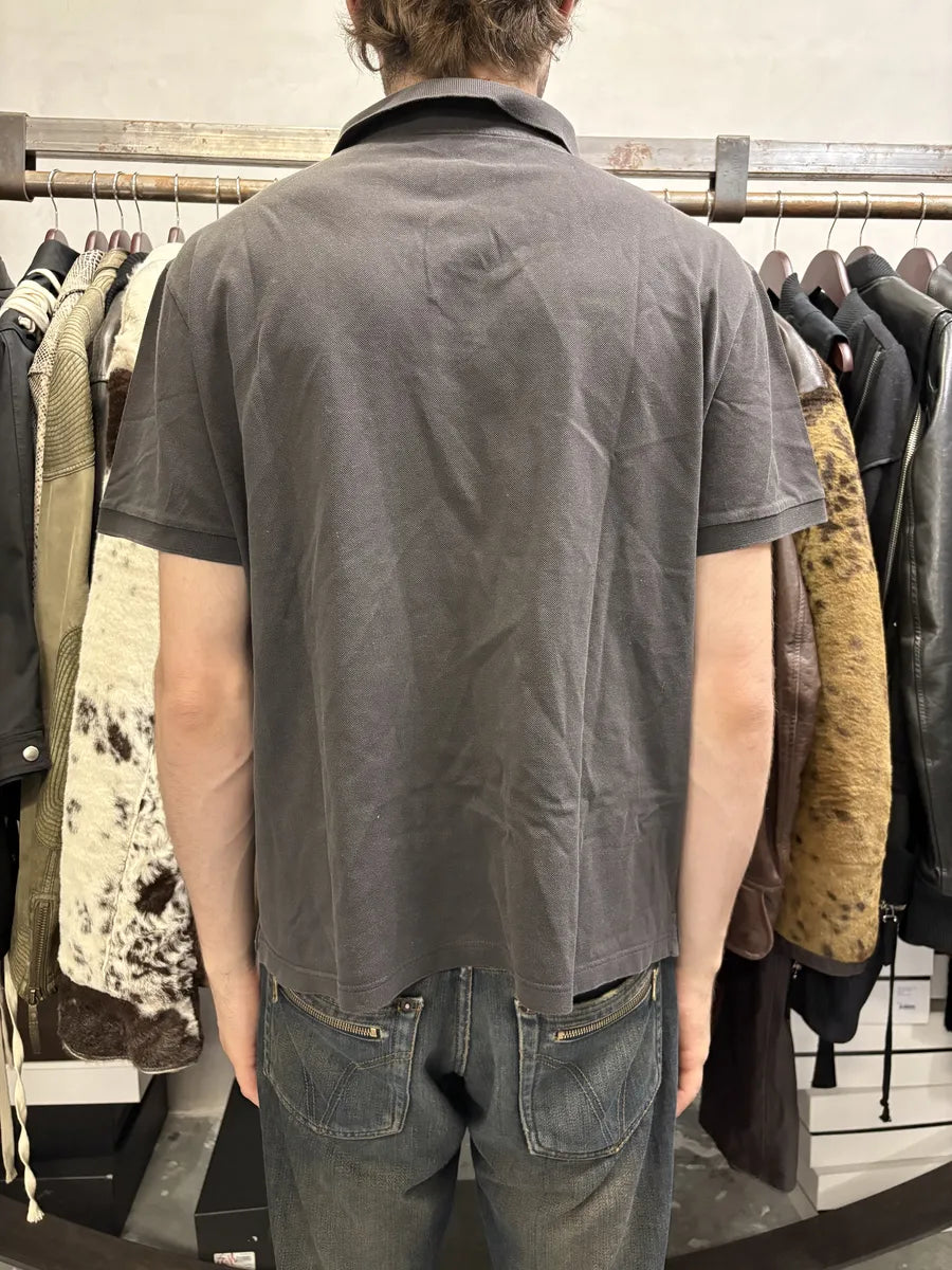 SS2018 Prada Minimalist Brown Polo Shirt xlbqMwx 1