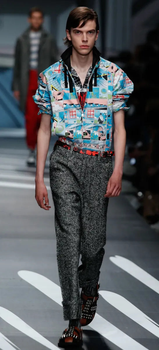 SS2018 Prada Multicolor Comic by James Jean Jacket lRKrmmMn 1