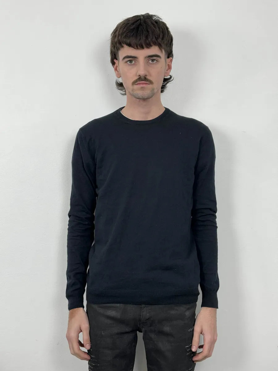 SS2018 Prada Navy Wool Sweater cmanypi 1