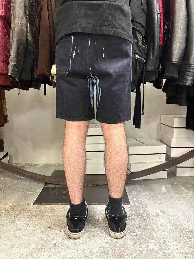 SS2018 Prada Overprint Blue Cargo Short YPwzkdn 3