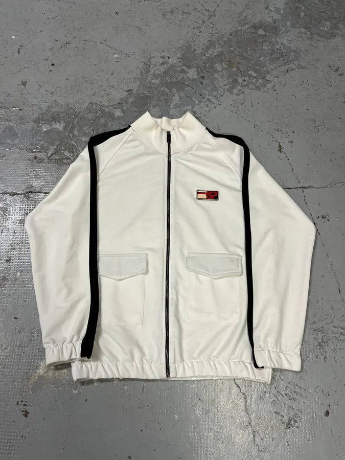 SS2018 Prada White Zip-up Sweater lmxnjEI 3
