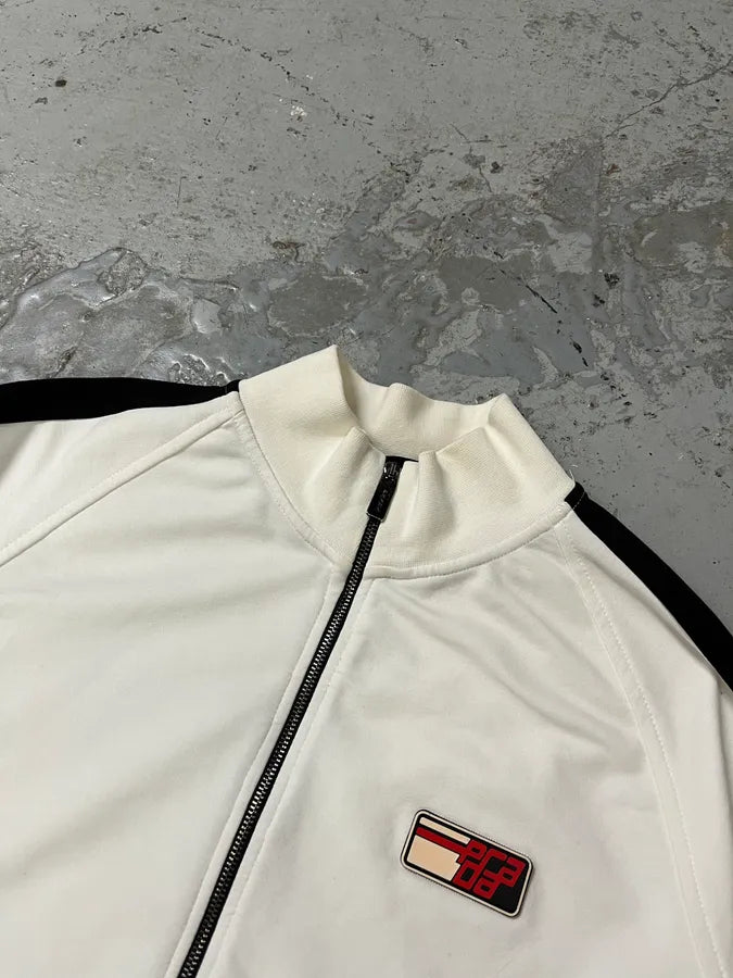 SS2018 Prada White Zip-up Sweater lmxnjEI 6